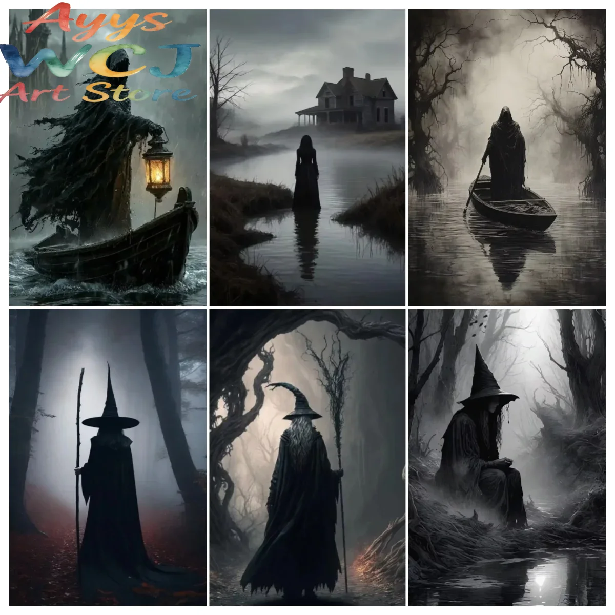Photography Dark - Dark Academia Art The Witch Demon