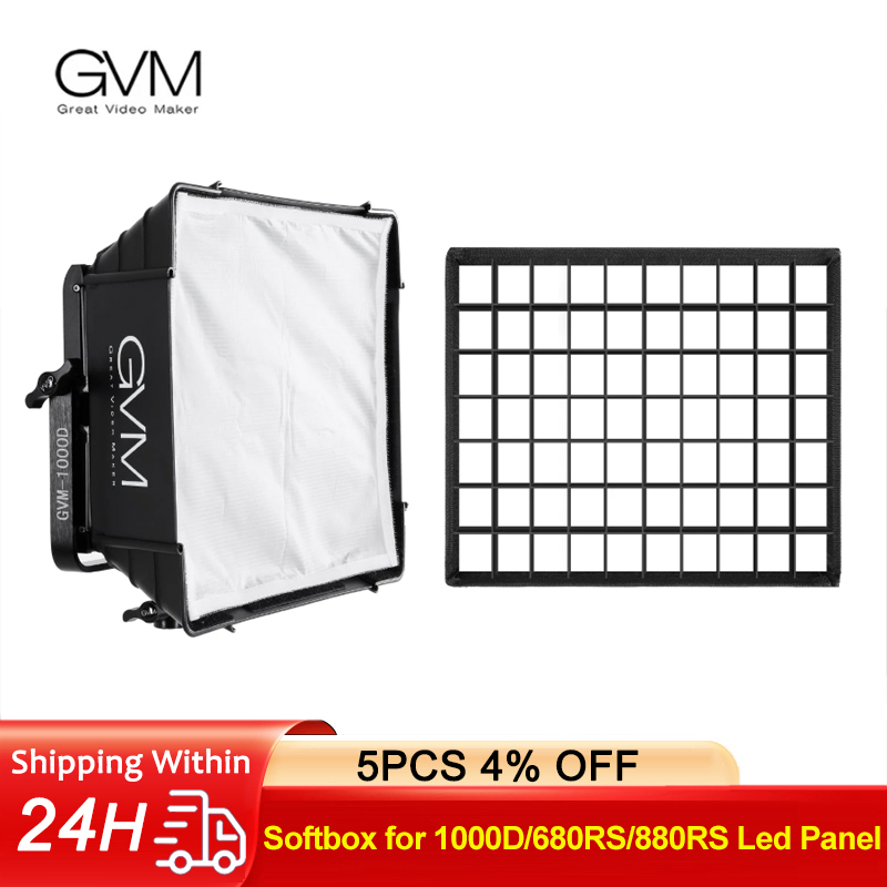 Video Led Light Panel - GVM Softbox Diffuser for 1000D/680RS/880RS Series