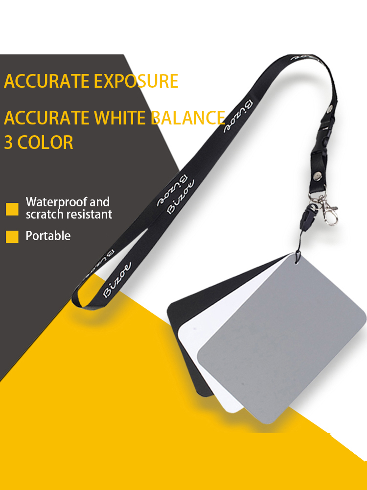 Color Checker Card - White Balance Card 18% Neutral Grey