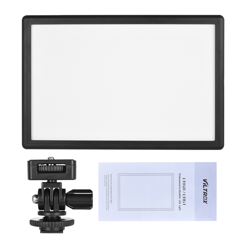Video Led Light Panel - Viltrox L116T LCD Bi-Color & Dimmable