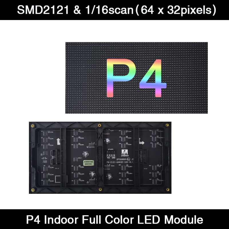 Video Led Light Panel - AiminRui High Resolution P4 Indoor 1/16