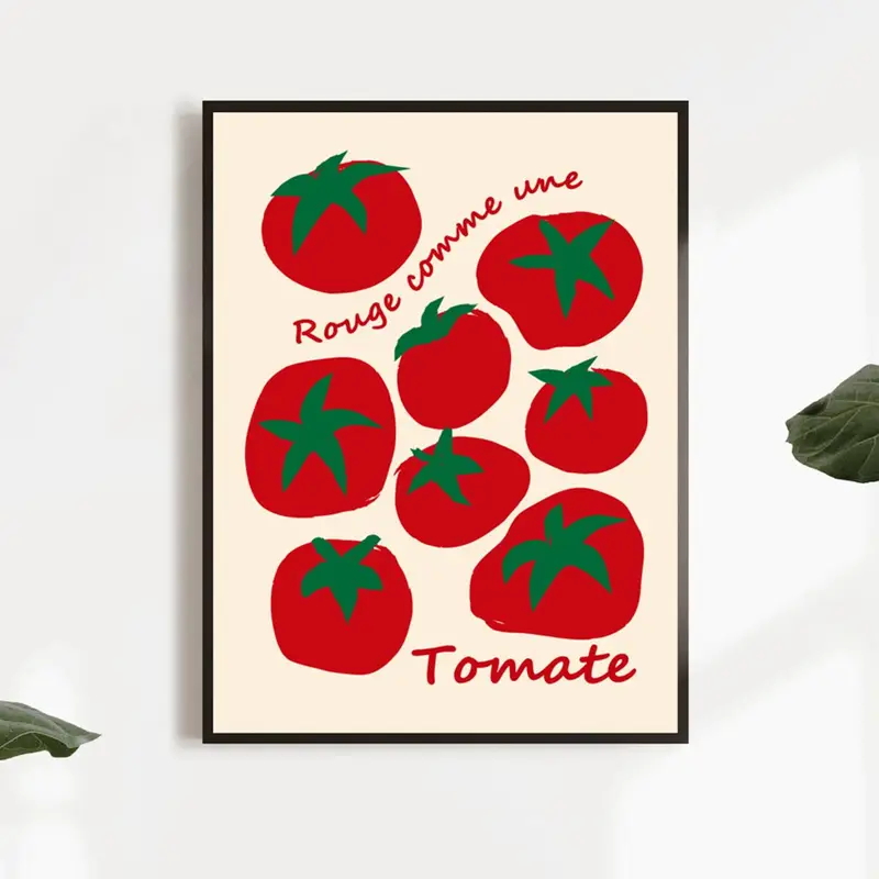 Modern Colorful Red Tomatoes W - Photography Art 评论和价格