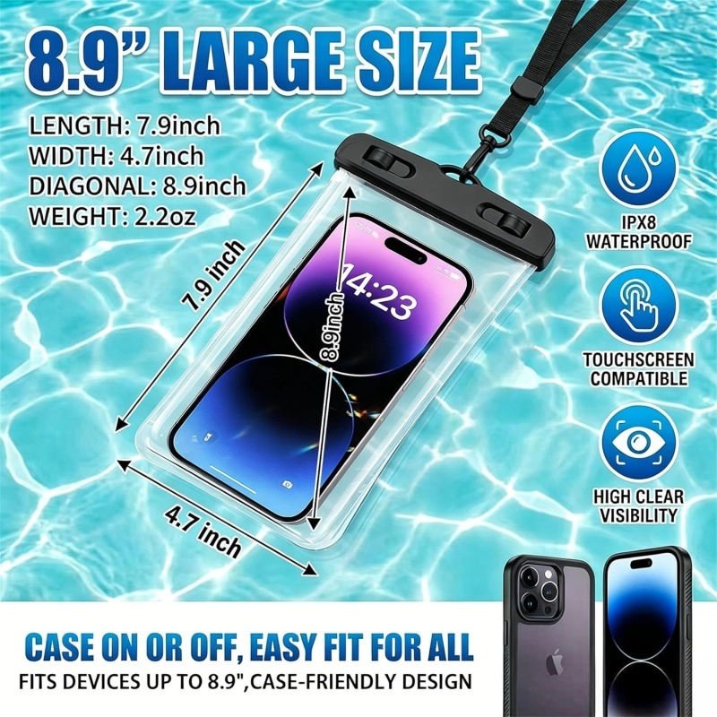 IPX8 Floatable Waterproof Phon - Uni Photography 评论和价格