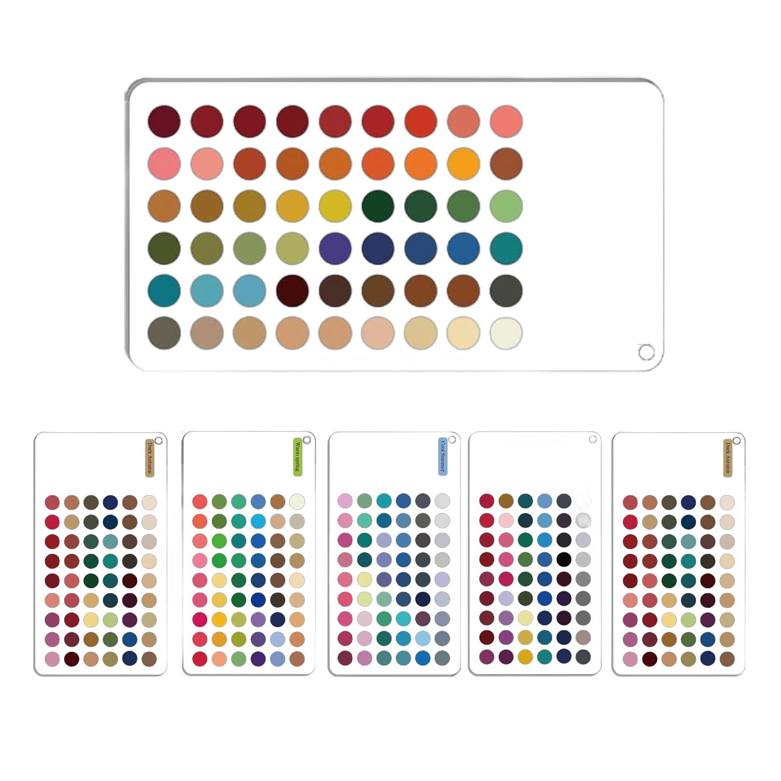 Deep Autumn Color Palette Card - Color Checker Card 评论和价格