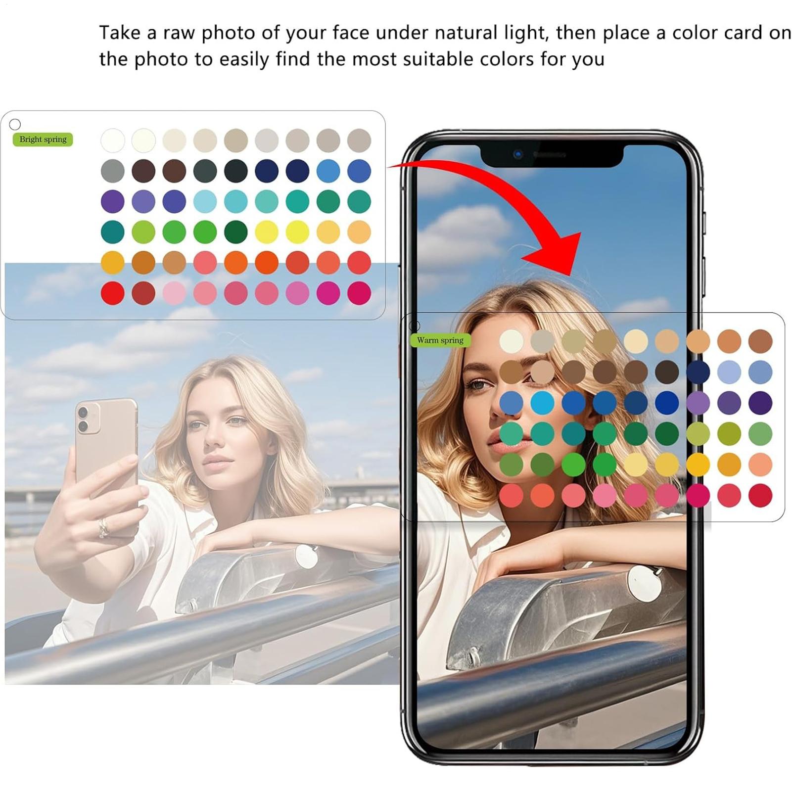 Deep Autumn Color Palette Card - Color Checker Card 评论和价格