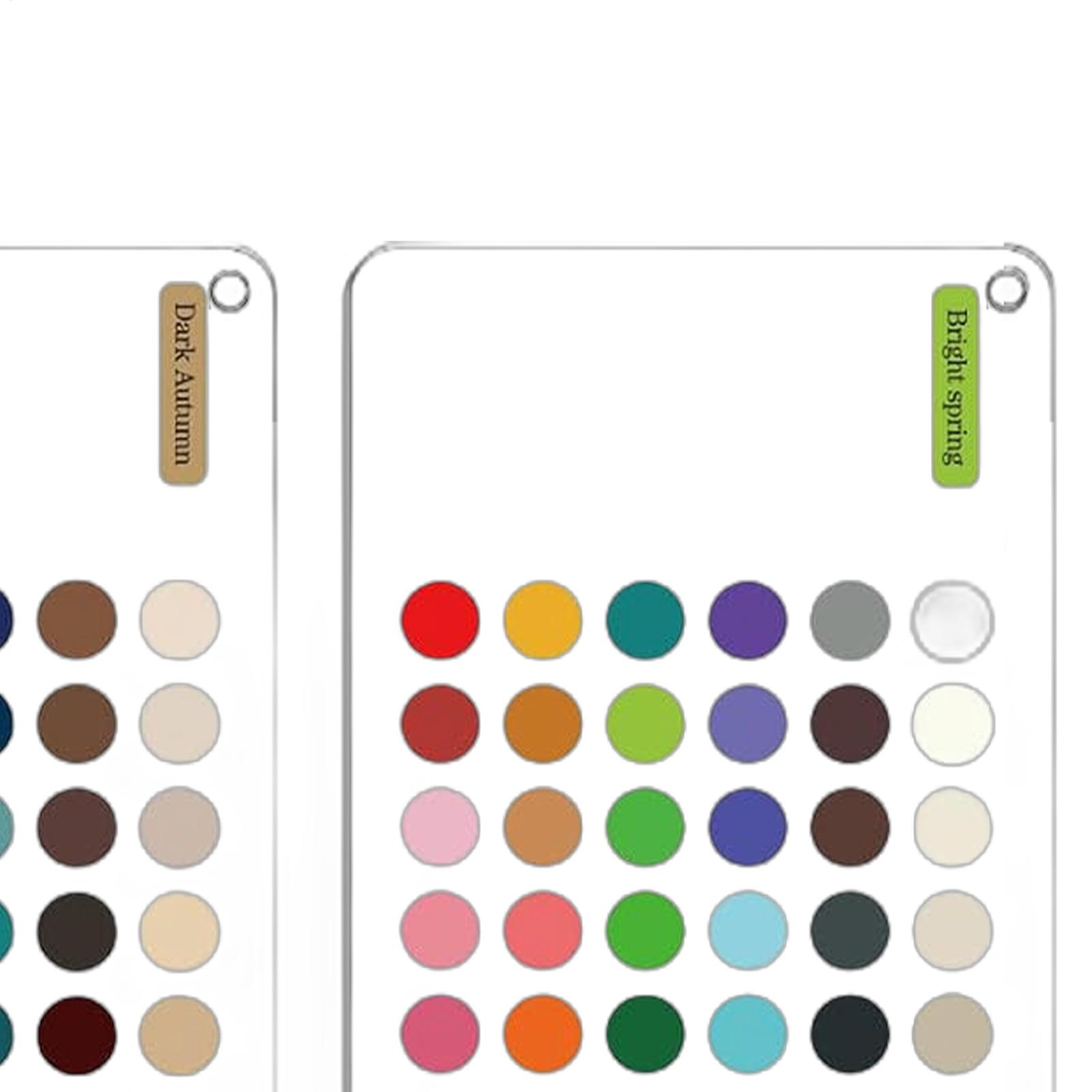 Deep Autumn Color Palette Card - Color Checker Card 评论和价格