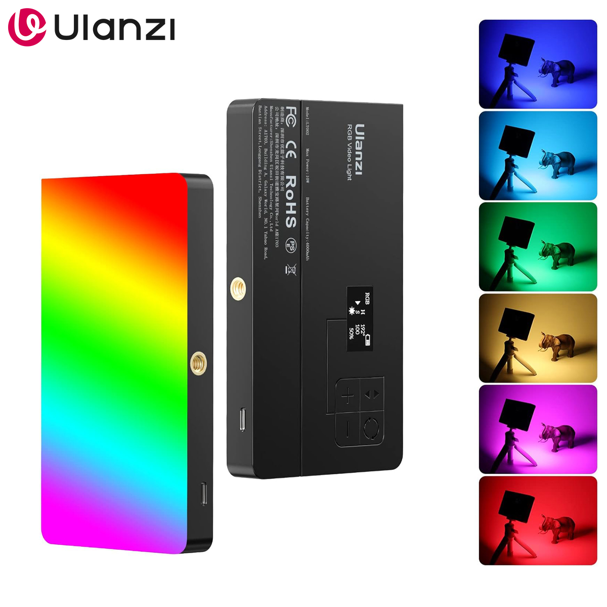 ULANZI LT002 RGB Video Light,  - Video Led Light Panel 评论和价格
