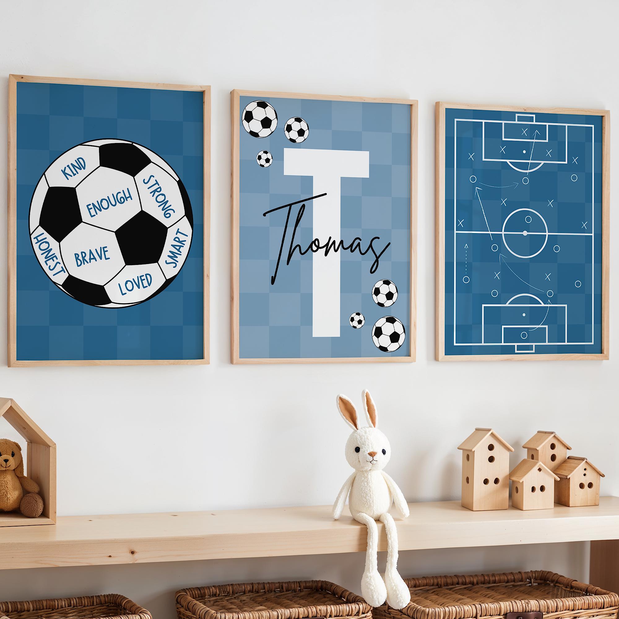 Custom Soccer Wall Art Set Aff - Photography Course 评论和价格