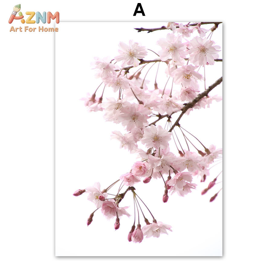 AZNM Pink Cherry Blossom Canva - Photography Quotes Inspirational 评论和价格