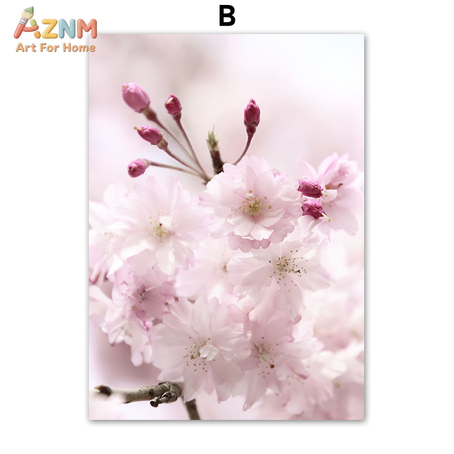 AZNM Pink Cherry Blossom Canva - Photography Quotes Inspirational 评论和价格