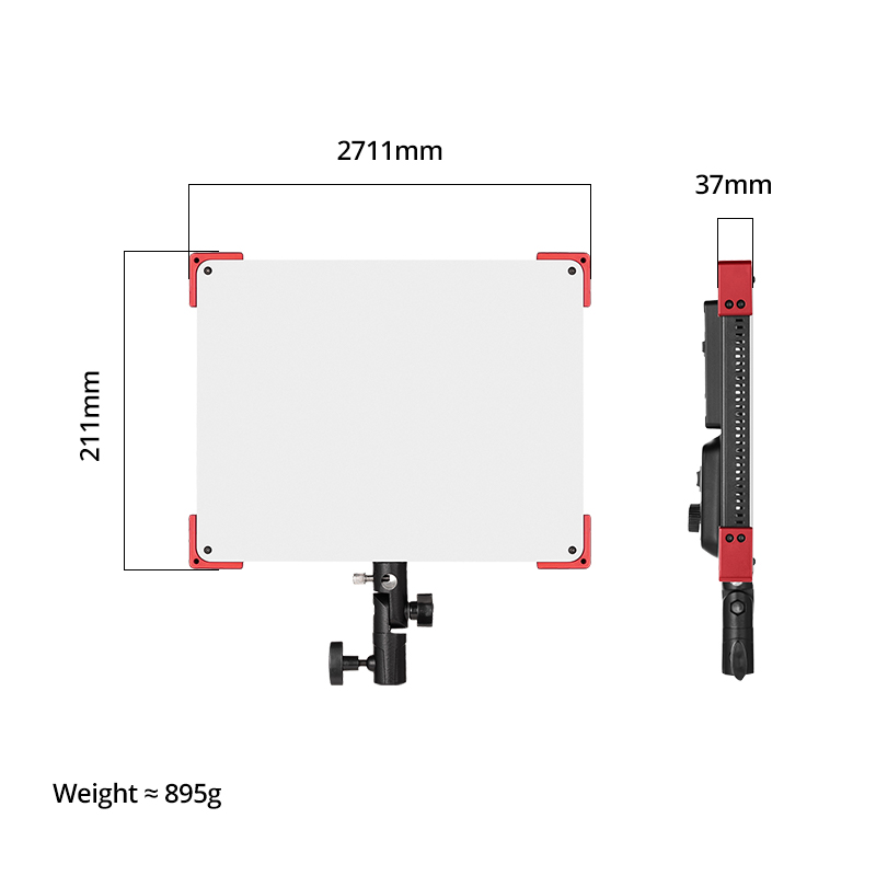 AMBITFUL LEDP60C Ultra-thin LE - Video Led Light Panel 评论和价格