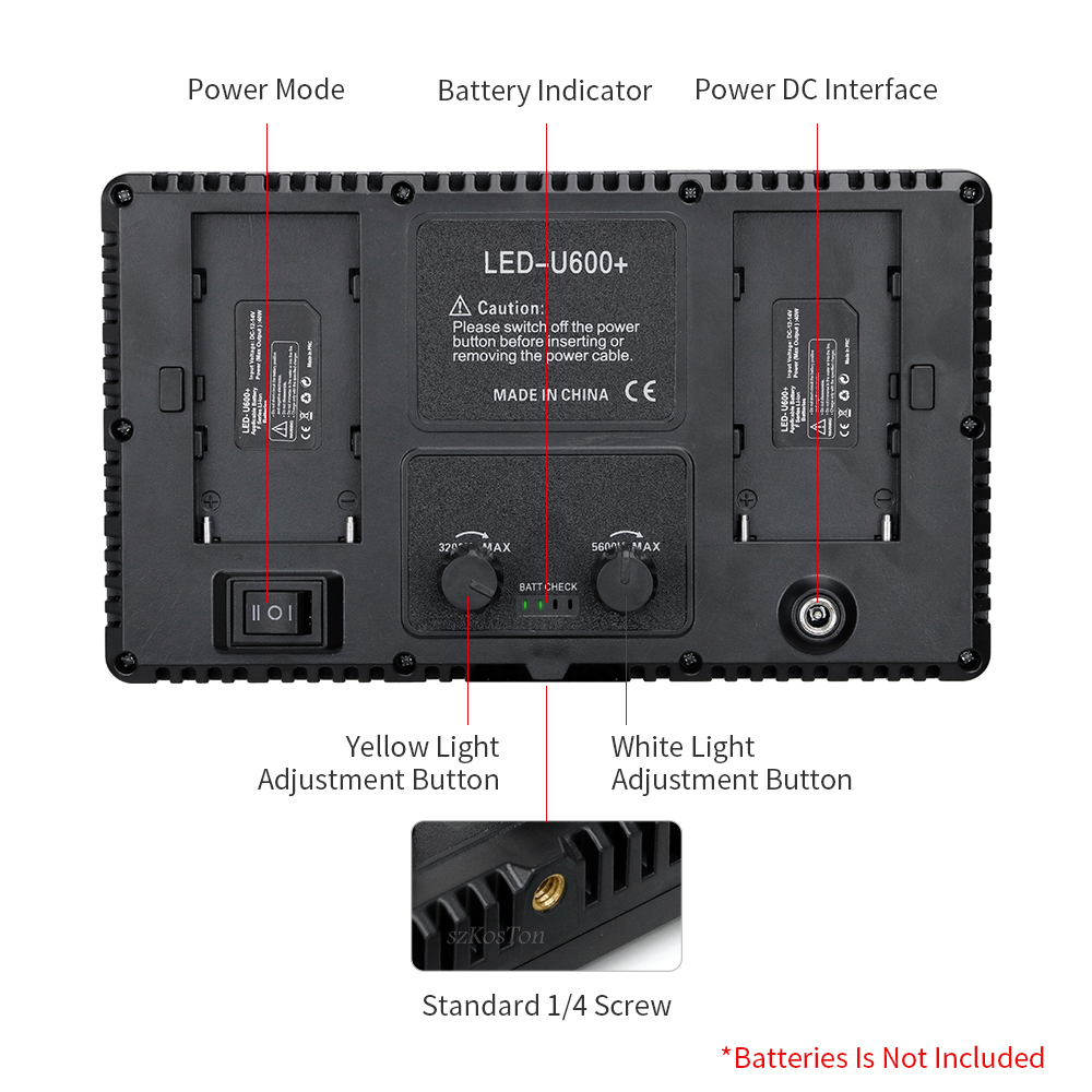 U800 LED Photo Studio Light fo - Video Led Light Panel 评论和价格