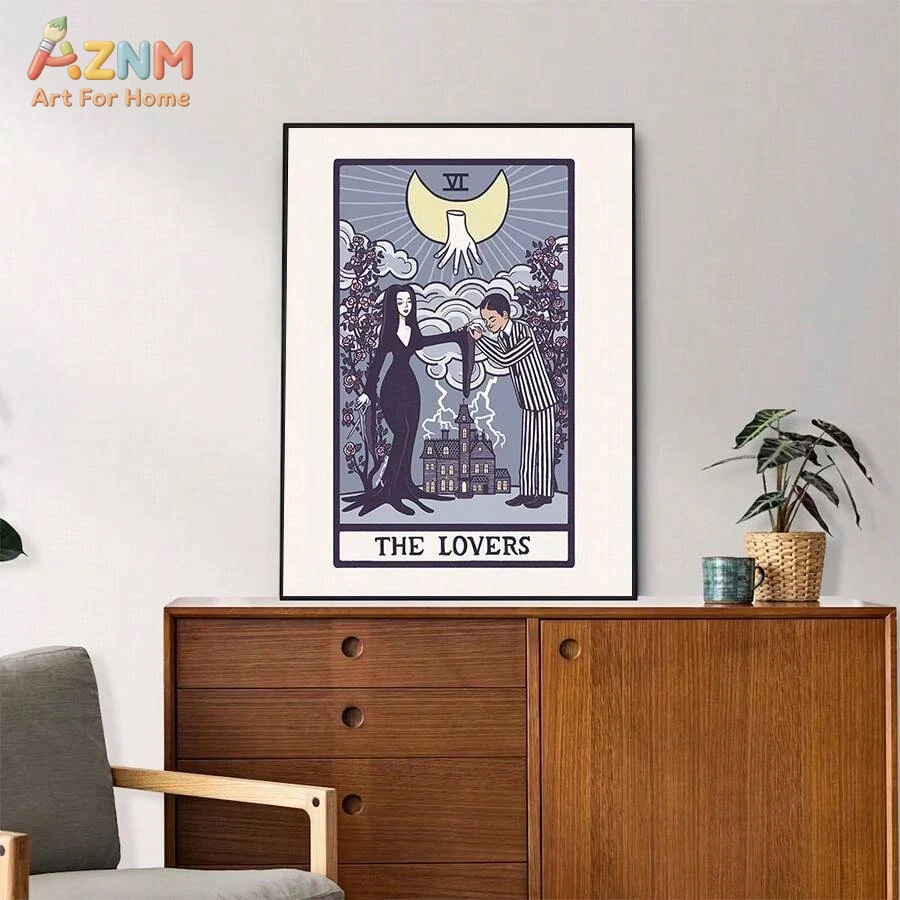 AZNM The Lovers Tarot Card Can - Photography Dark 评论和价格