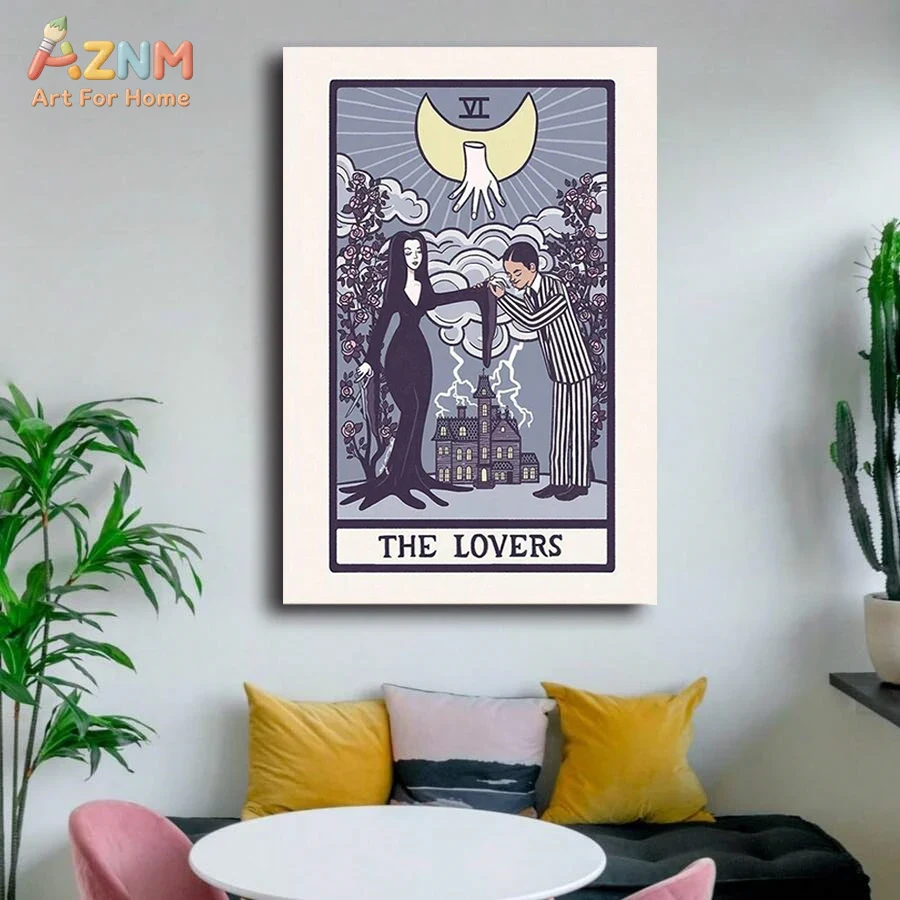 AZNM The Lovers Tarot Card Can - Photography Dark 评论和价格