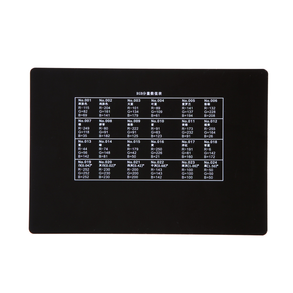 Professional 24 Color Card Tes - Color Checker Card 评论和价格