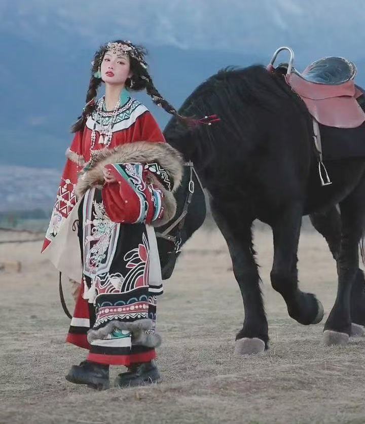 Classic Embroidered Tibetan Ro - Photography Of A Man 评论和价格