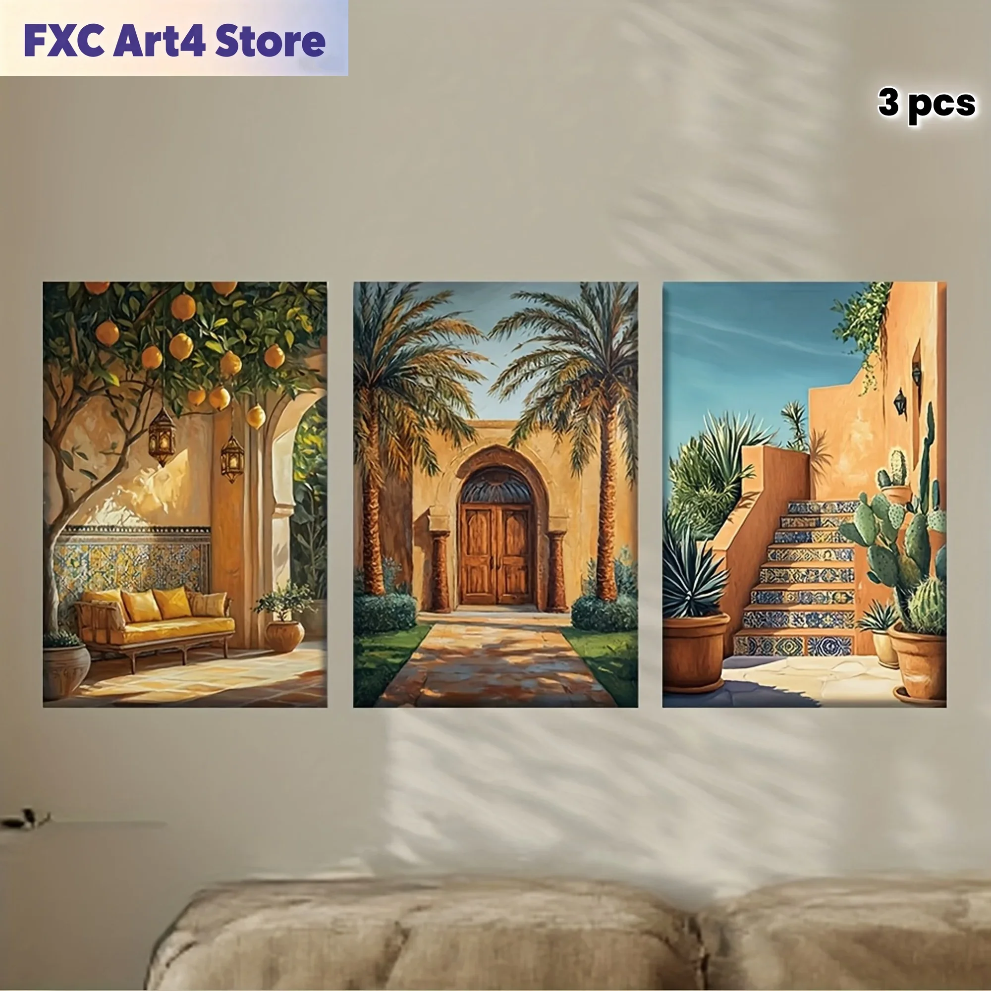 Frameless[JIT]3pcs/set, Canvas - Photography Course 评论和价格