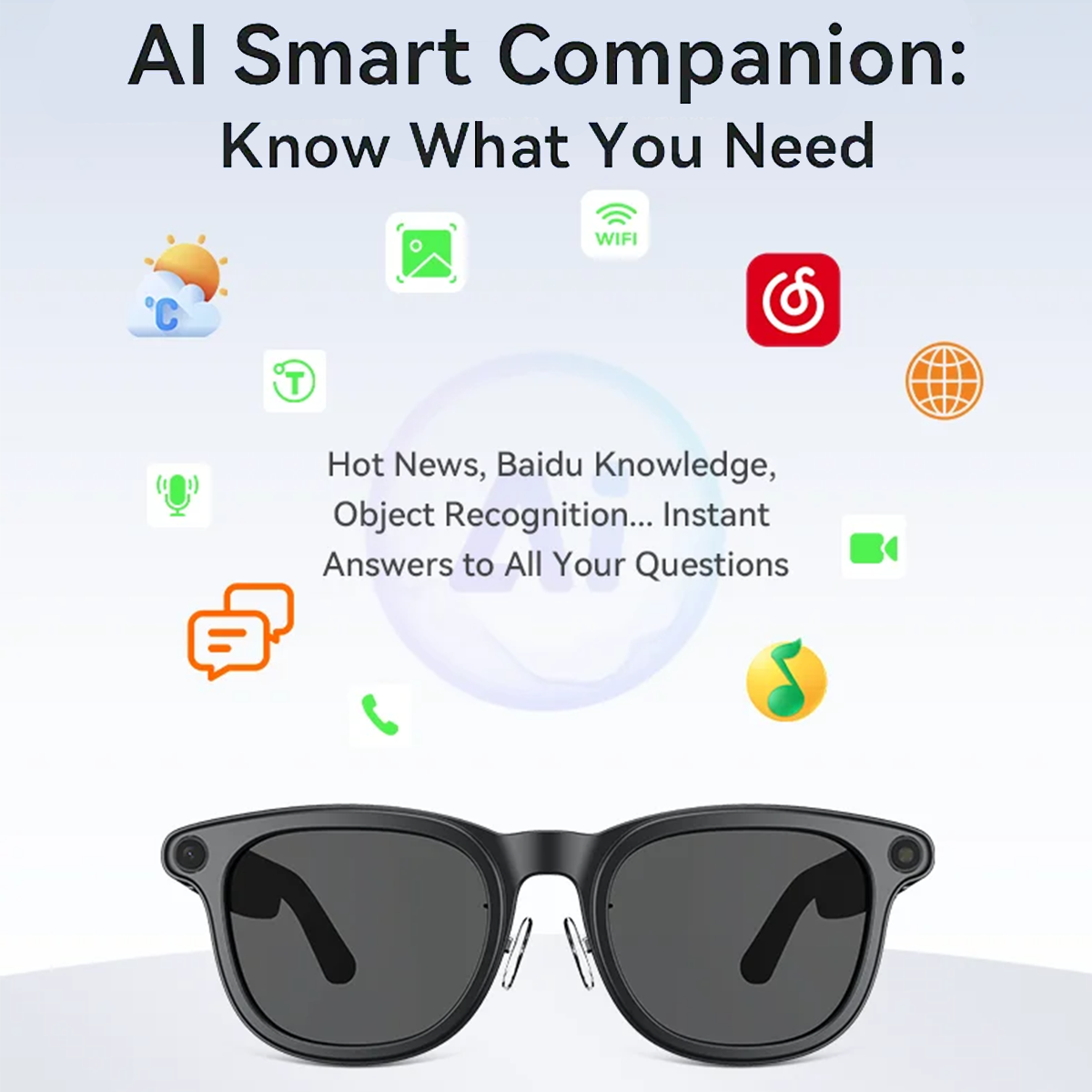 VWAR Smart Glasses with 3600mA - Photography Translate 评论和价格