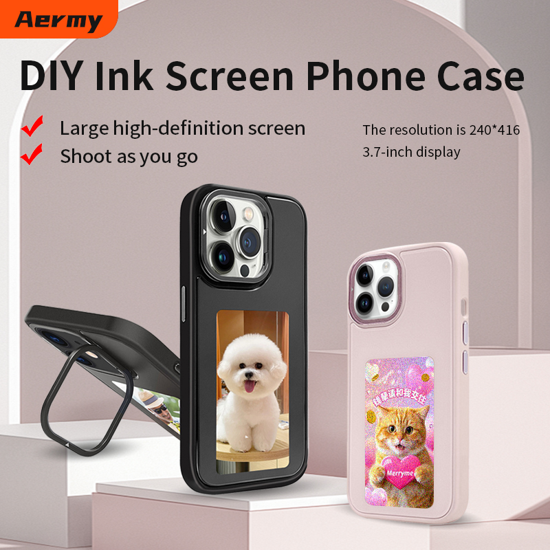 NFC Smart E-ink Phone Case DIY - Photography Grid 评论和价格
