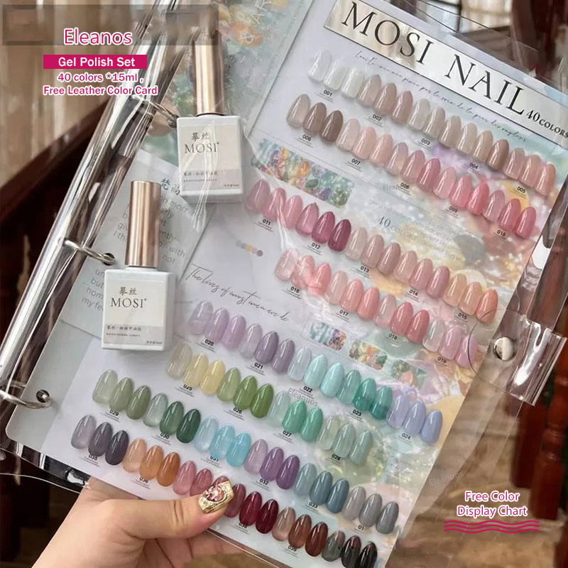 Eleanos 40 Colors 15ml Jelly G - Color Checker Card 评论和价格