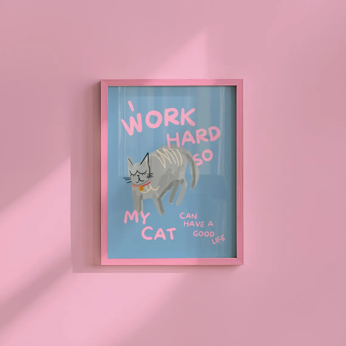 Humorous Cat Lover Wall Print  - Photography Art 评论和价格
