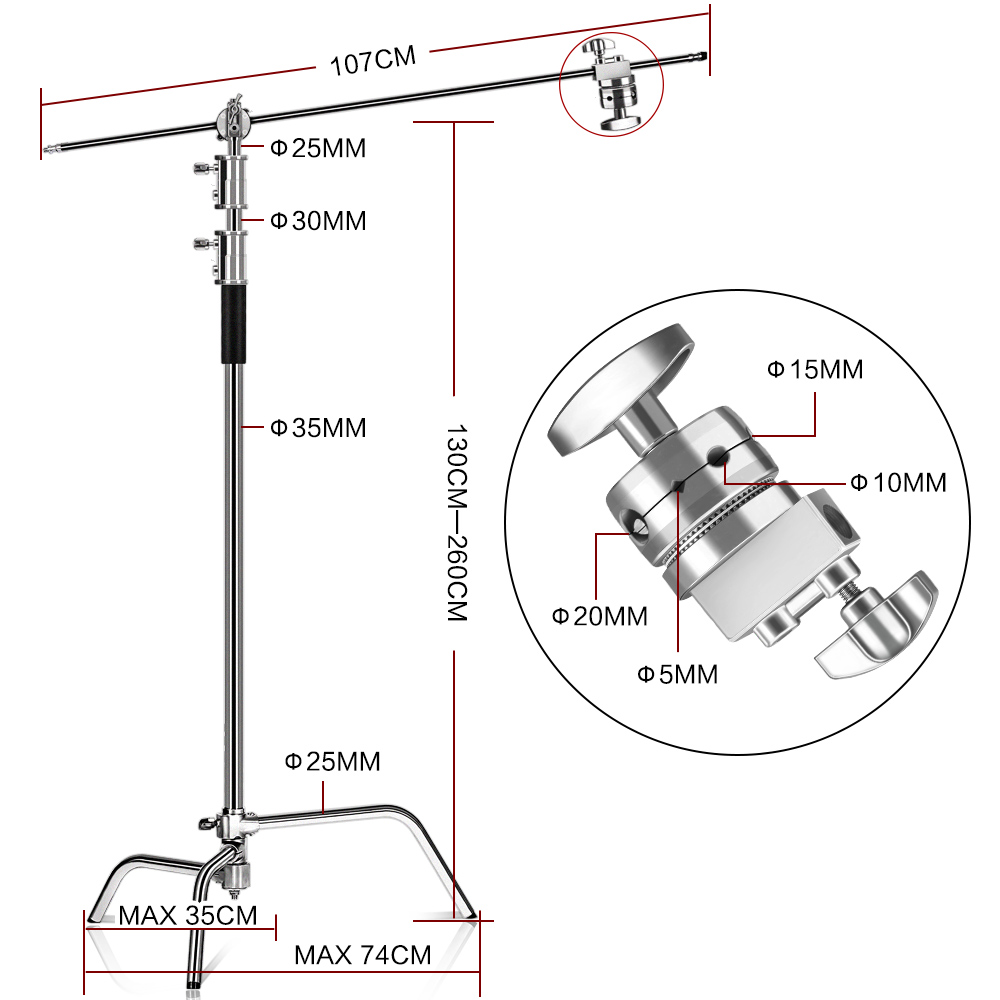 C-Stand Photography Stand Stai - Photography Gear 评论和价格