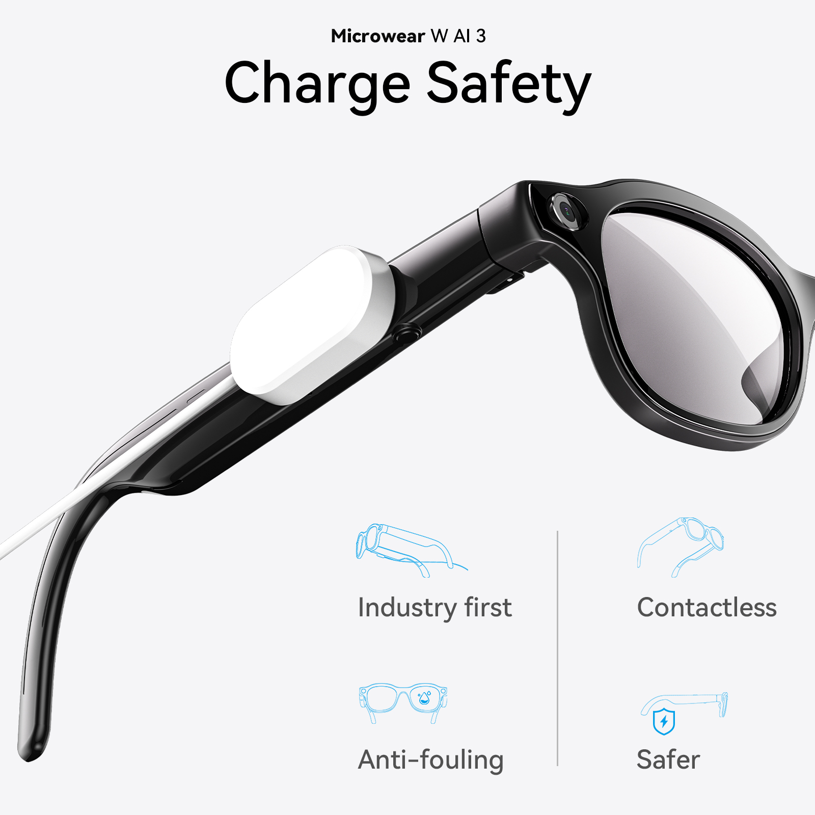 Wireless Charging AI Glasses 1 - Photography Translate 评论和价格
