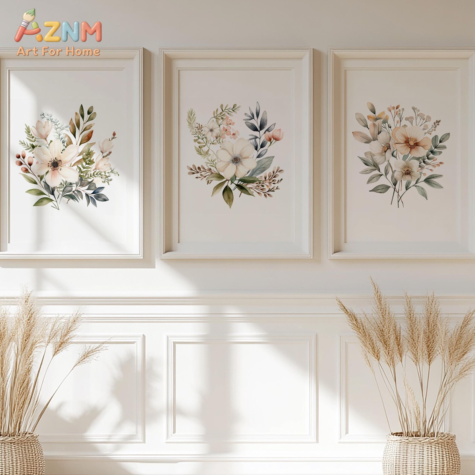 Set of 3 Wildflowers |Vintage  - Photography Course 评论和价格