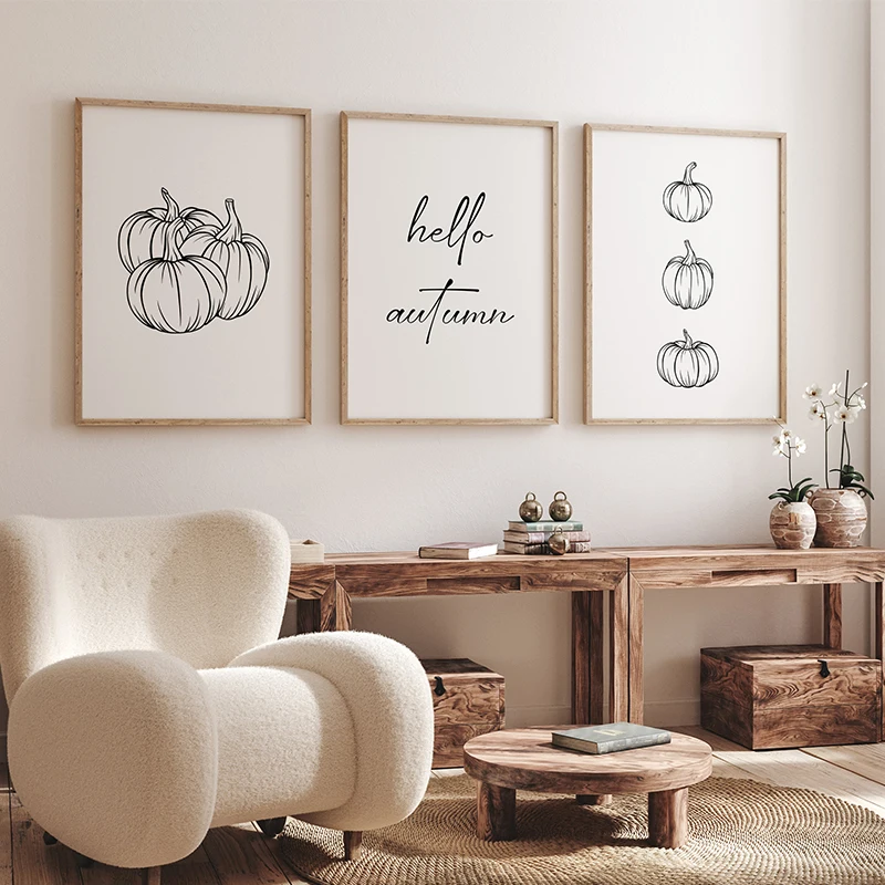 Set of 3 Pumpkin Minimalism Bl - Photography Course 评论和价格
