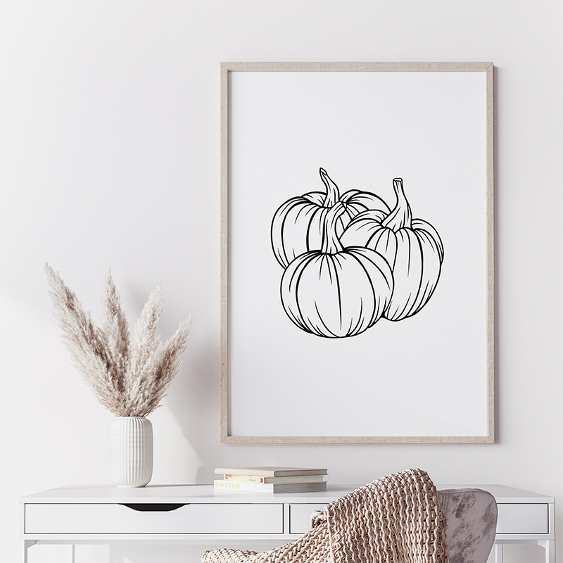 Set of 3 Pumpkin Minimalism Bl - Photography Course 评论和价格