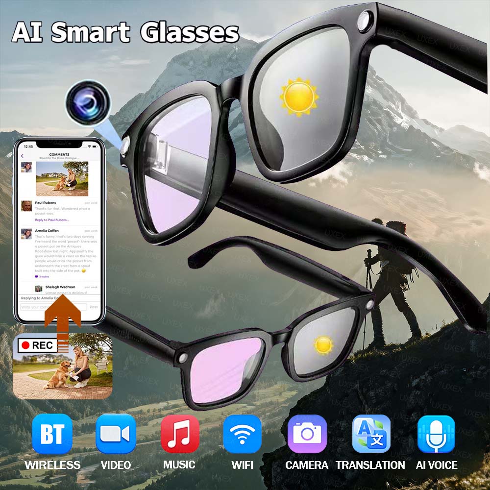 Women Smart Camera Glasses Pho - Photography Translate 评论和价格