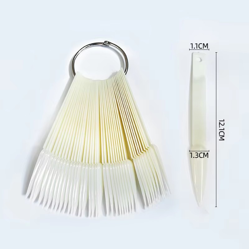 50 Pieces of Fake Nail Tips Ge - Color Checker Card 评论和价格