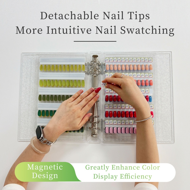 120/180/240 Magnetic Tips Nail - Color Checker Card 评论和价格