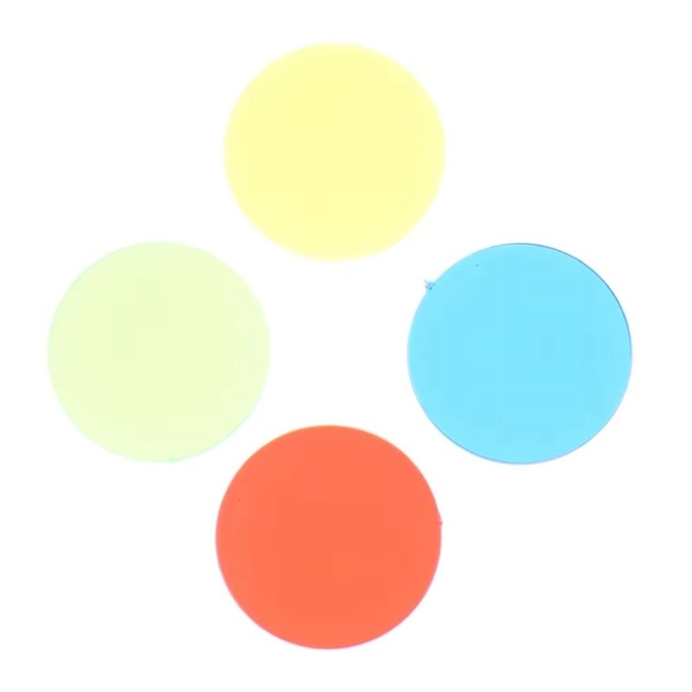 100Pcs New Plastic Round Count - Color Checker Card 评论和价格