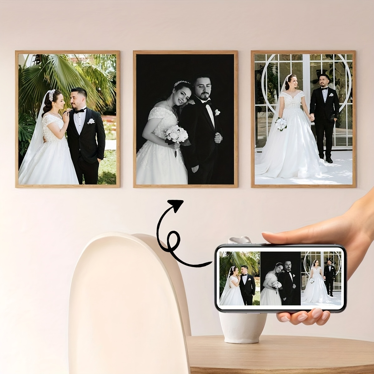 3pcs/set Custom Square Canvas  - Photography Course 评论和价格