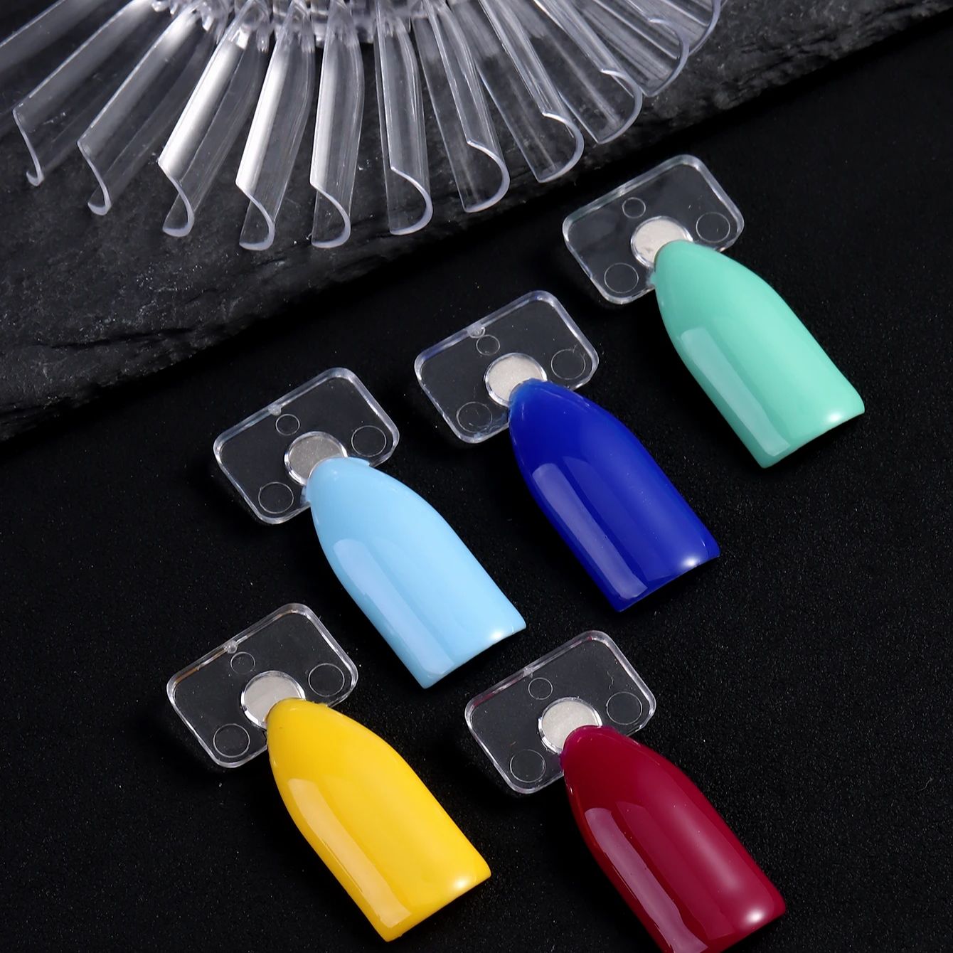 Nail Polish Color Chart Displa - Color Checker Card 评论和价格
